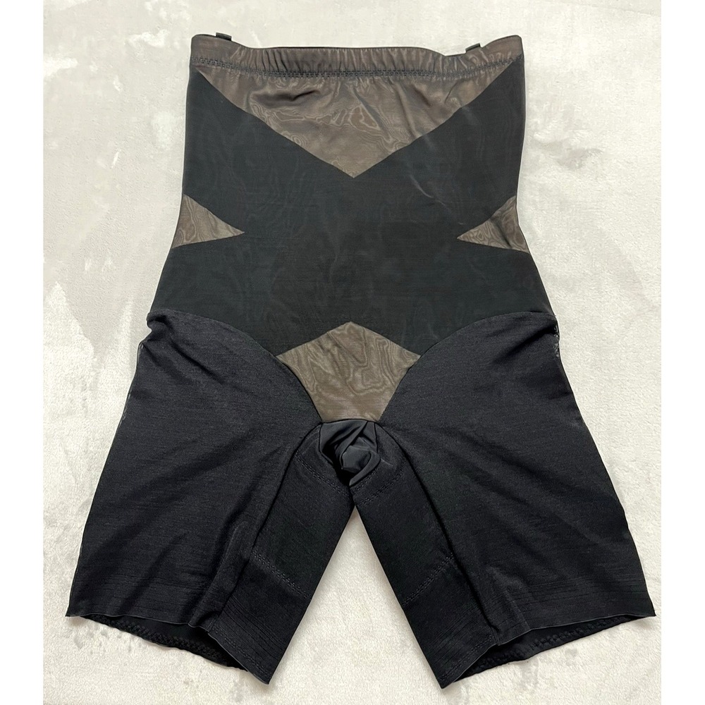 Honeylove Super Power Short Women XL Black Sculptwear High Compression Excellent